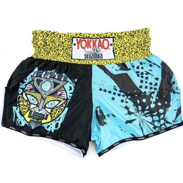 YOKKAO ムエタイパンツ「ANIMALIER」 BLACK TIGER M