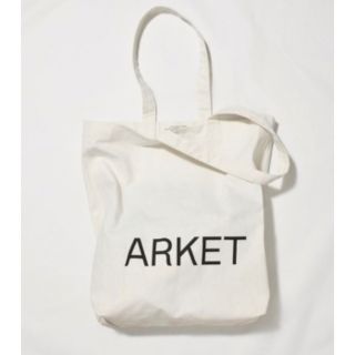 アーペーセー(A.P.C)のアーケット トートバッグ ホワイト ARKET エコバッグ 白 日本未発売(トートバッグ)