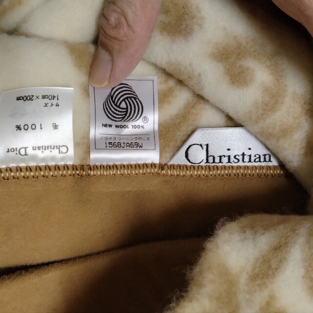 Christian Dior(クリスチャンディオール)のChristian Dior 毛布 インテリア/住まい/日用品の寝具(毛布)の商品写真