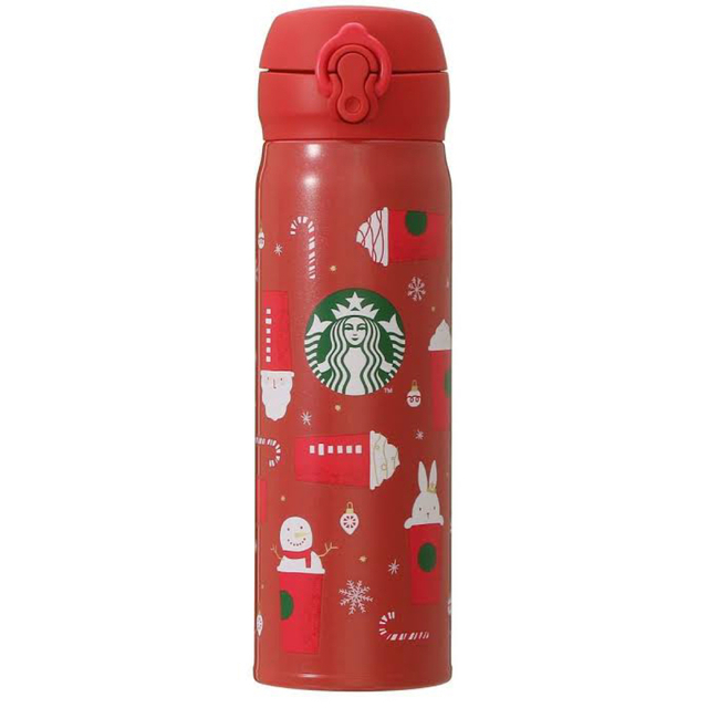 Starbucks(スターバックス)のスターバックス タンブラー　ホリデー2021ハンディーステンレスボトル500ml インテリア/住まい/日用品のキッチン/食器(食器)の商品写真