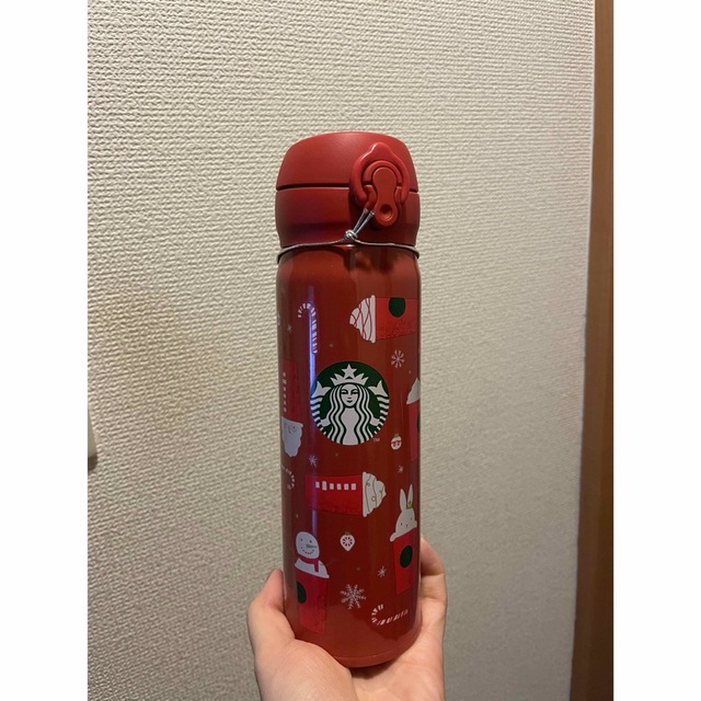 Starbucks(スターバックス)のスターバックス タンブラー　ホリデー2021ハンディーステンレスボトル500ml インテリア/住まい/日用品のキッチン/食器(食器)の商品写真