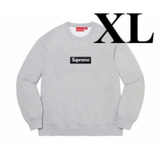 シュプリーム(Supreme)のsupreme Box Logo Crewneck HeatherGrey XL(スウェット)