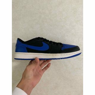 ナイキ(NIKE)のjordan1 low retro og royal 28(スニーカー)