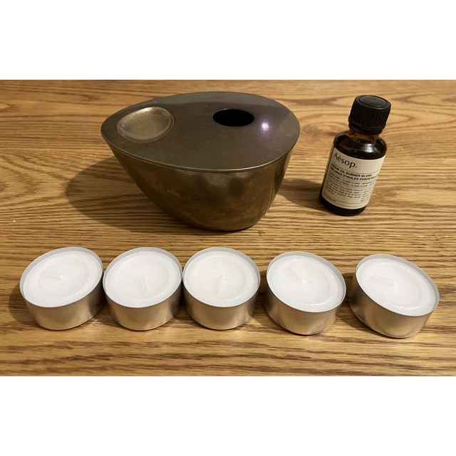 日本産】 Aesop イソップ ブラス オイルバーナー tco.it