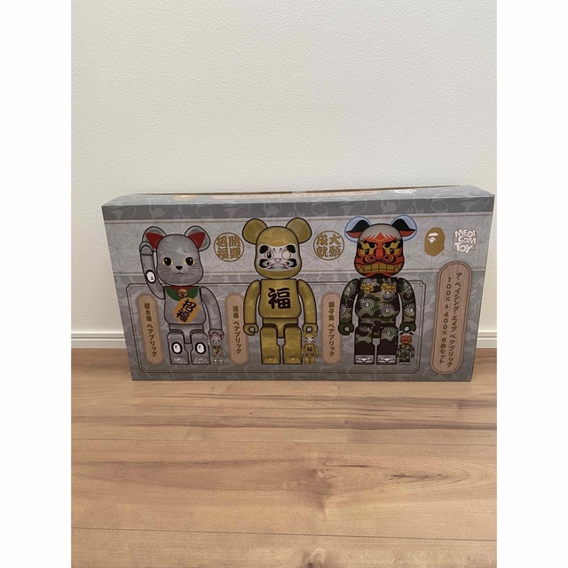 国内外の人気! BE@RBRICK - BE@R BRICK BAPE®︎招き猫 銀メッキ 達磨 ...