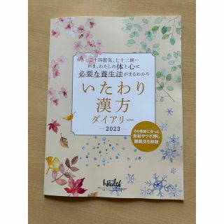 日経ヘルス 2023年冬号 付録 いたわり漢方ダイアリー(生活/健康)