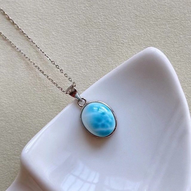 ⭐︎【天然】ラリマー ペンダントトップ s925 2.2g - ネックレス
