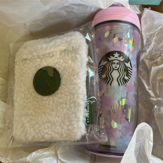 Starbucks Coffee(スターバックスコーヒー)のスターバックス　福袋　さくらタンブラー　マルチケース エンタメ/ホビーのエンタメ その他(その他)の商品写真