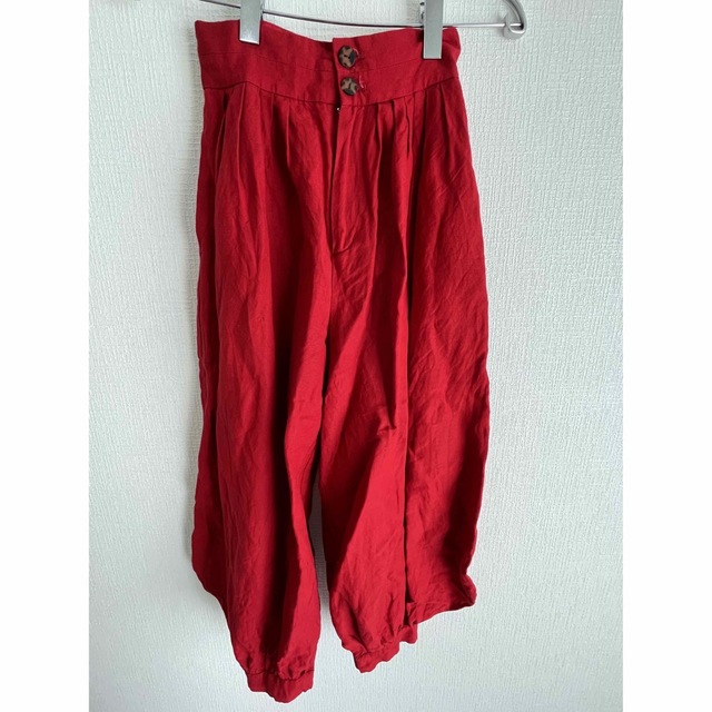 SLY(スライ)の赤色パンツ レディースのパンツ(サルエルパンツ)の商品写真