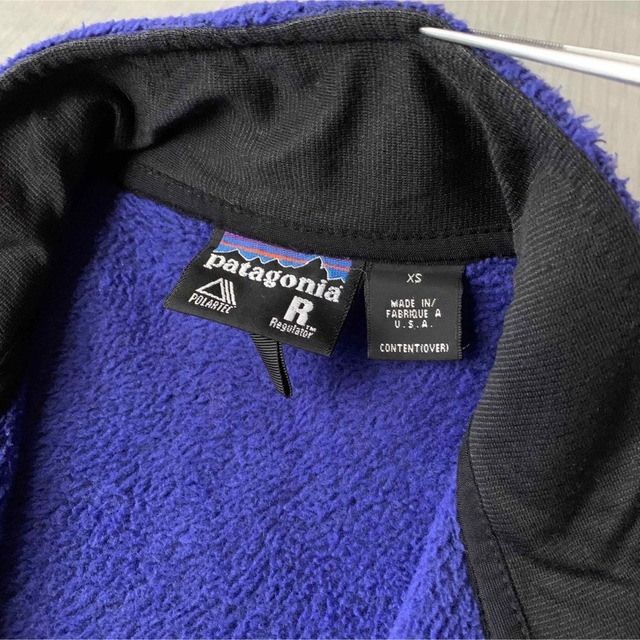 Patagonia USA製 フルジップ R2フリース ブルー ユニセックス