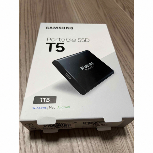 【新品・未開封】Samsung  Portable SSD T5 1TB