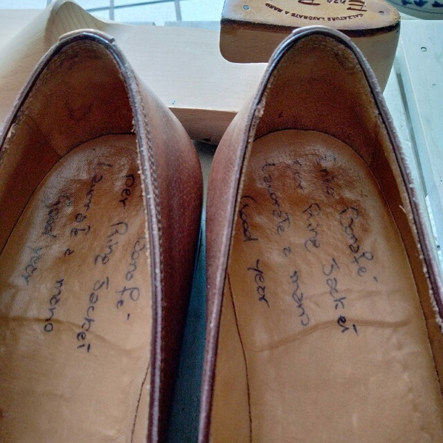 希少美品 純正シューツリー付 Enzo bonafe ローファー 6.5