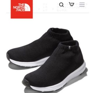 ザノースフェイス(THE NORTH FACE)のTHE NORTH FACE ザノースフェイス　スニーカーソックス　黒24cm(スニーカー)