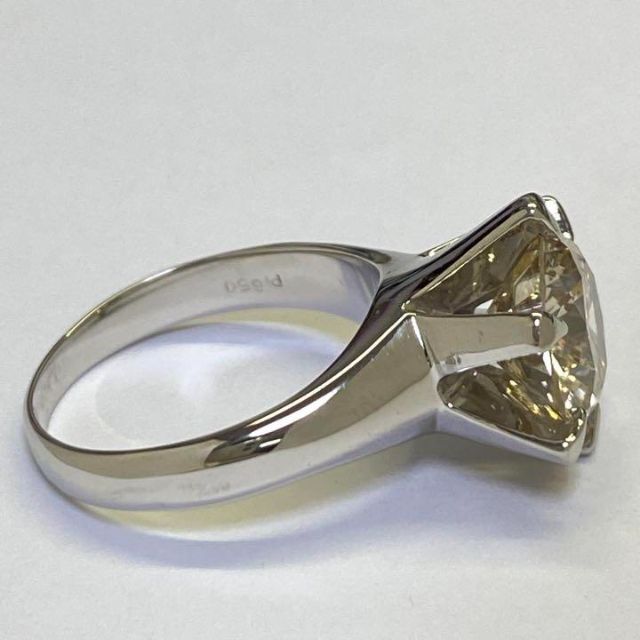 プラチナ　大粒ダイヤモンドリング　3.14ct　鑑定書付き　SI2　サイズ11号 レディースのアクセサリー(リング(指輪))の商品写真