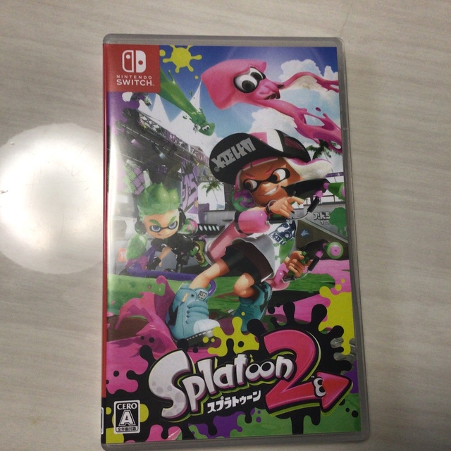 Nintendo Switch(ニンテンドースイッチ)のsplatoon2.ソフト エンタメ/ホビーのゲームソフト/ゲーム機本体(携帯用ゲームソフト)の商品写真