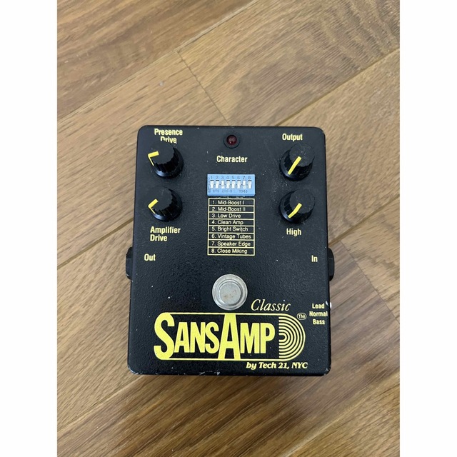 TECH21 SansAmp Classic サンズアンプ クラシック からし TECH21 SansAmp Classic サンズアンプ クラシック からし