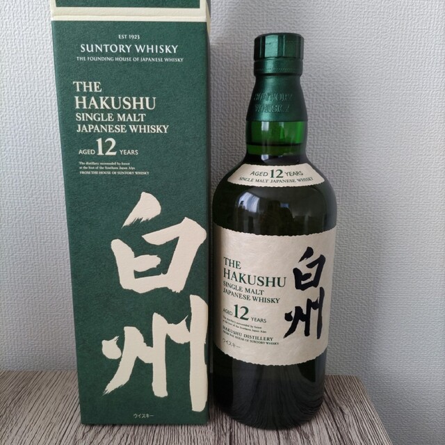 サントリー　白州12年　シングルモルトウイスキー　700ml　箱付き