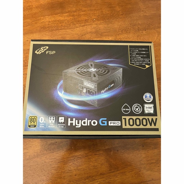 FSP HYDRO G PRO 1000W ATX電源 80 PLUS GOLD画像に写っているものが全てです