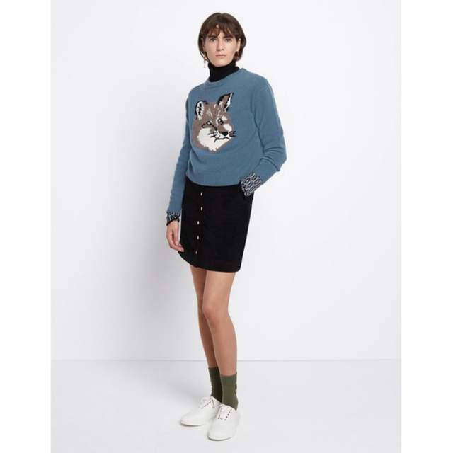 MAISON KITSUNE FOX HEAD PULLOVER ニット | www.jarussi.com.br