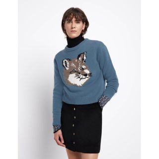 メゾンキツネ(MAISON KITSUNE')のMAISON KITSUNE FOX HEAD PULLOVER ニット(ニット/セーター)