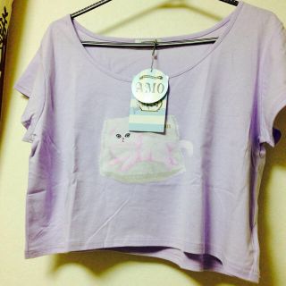 イーハイフンワールドギャラリー(E hyphen world gallery)のAMOちゃんコラボ猫T(Tシャツ(半袖/袖なし))