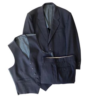 Santa Monica - 90s 3ピース セットアップ スーツ 古着 ビンテージ M
