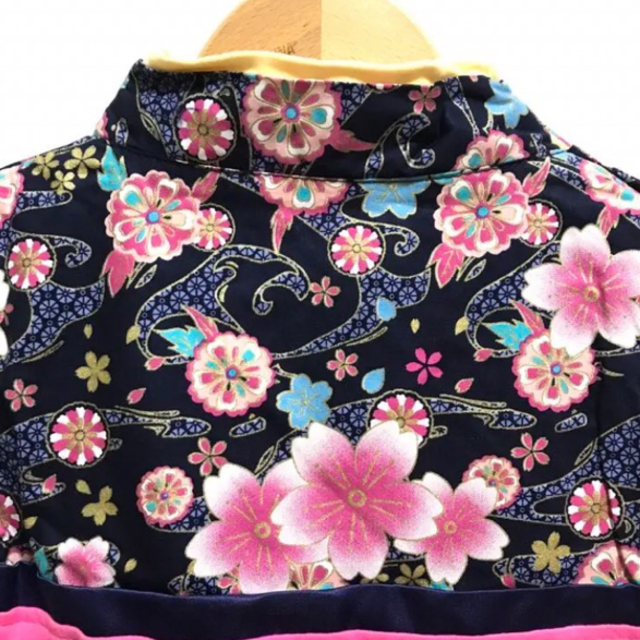 未使用 70 ベビー 袴ロンパース 着物 和服 女の子 はかま ロンパース キッズ/ベビー/マタニティのベビー服(~85cm)(和服/着物)の商品写真