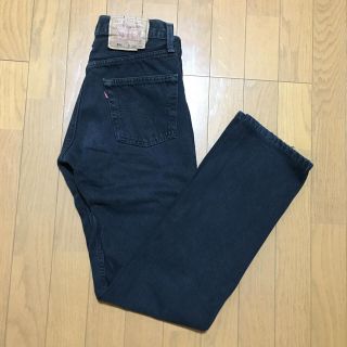 リーバイス(Levi's)のリーバイス 501 ブラック W28 後染め(デニム/ジーンズ)