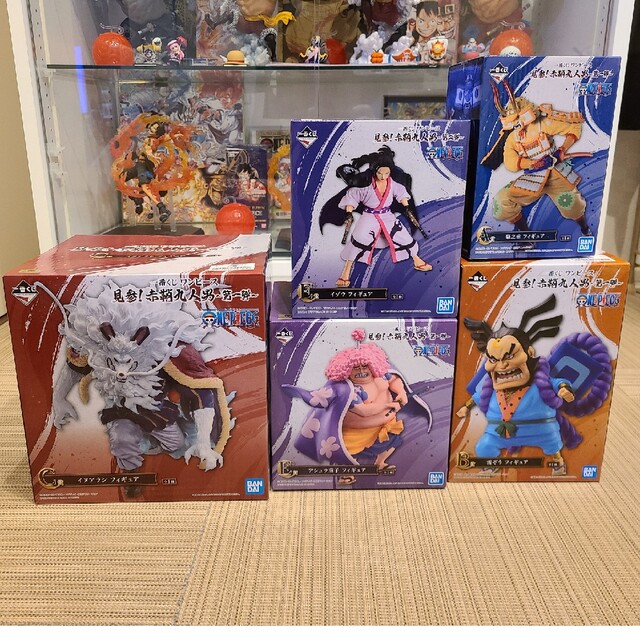 ONE PIECE - 【未開封】一番くじ ワンピース 見参!赤鞘九人男 5体