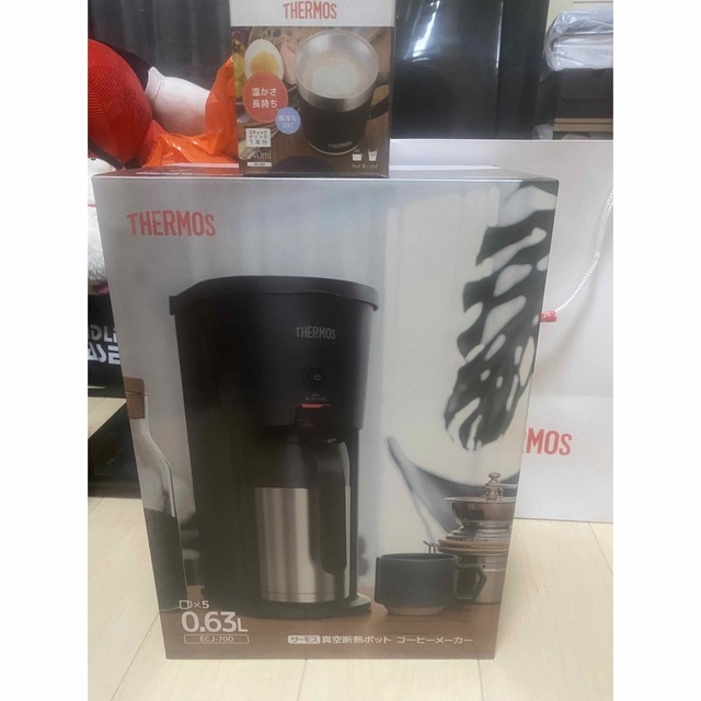 THERMOS(サーモス)のTHERMOS コーヒーメーカー　保温マグカップ スマホ/家電/カメラの調理家電(コーヒーメーカー)の商品写真