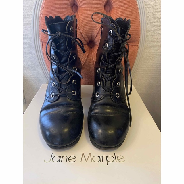 Jane Marpleジェーンマープル スカラップ ブーツ