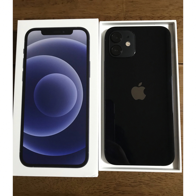 華麗 Apple - iPhone 12 64GB ブラック SIMフリー【美品