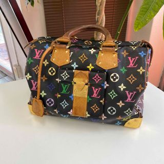 ルイヴィトン(LOUIS VUITTON)のルイヴィトン　マルチカラー　スピーディー30　ノワール M92642(トートバッグ)