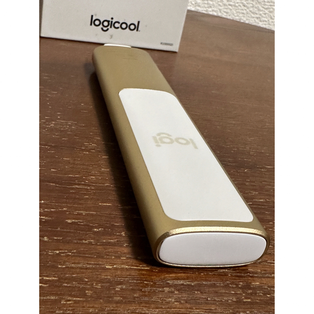 Logicool(ロジクール)のロジクール　デジタルポインター　ゴールド　Logicool ポインター スマホ/家電/カメラのPC/タブレット(PC周辺機器)の商品写真