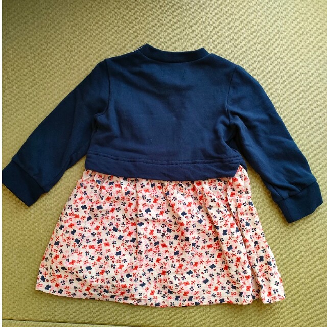 BOBSON(ボブソン)の【90cm】Bobson　ワンピース　ネイビー キッズ/ベビー/マタニティのキッズ服女の子用(90cm~)(ワンピース)の商品写真