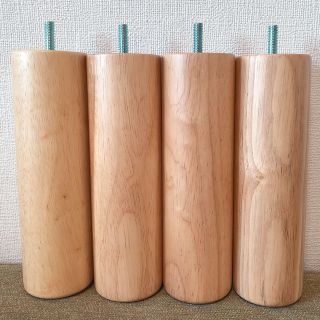 ムジルシリョウヒン(MUJI (無印良品))の【みぃ様専用】【無印良品】木製脚・２０ｃｍ／ナチュラル（Ｍ８）４本組(日用品/生活雑貨)