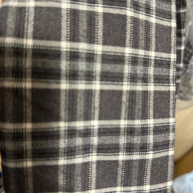 Checkered Pleats Long Shirt Dress