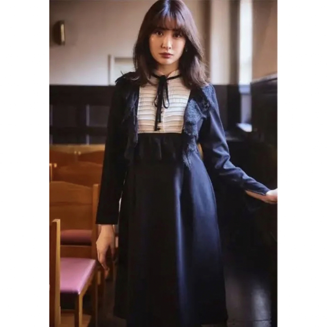 her lip to セーヌ川ワンピ　La Seine Dress36バスト