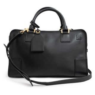 ロエベ(LOEWE)のロエベ アマソナ 36 斜め掛け 2way ショルダー ハンドバッグ カーフスキン レザー ブラック 黒 352.30.N22 LOEWE（未使用　展示品）(ハンドバッグ)