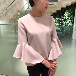 YOKO CHAN - yoko chan ヨーコチャン フレアードスリーブ ブラウス