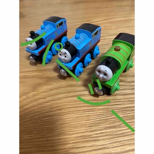 BRIO(ブリオ)の専用‼︎パーシー一体 キッズ/ベビー/マタニティのおもちゃ(電車のおもちゃ/車)の商品写真