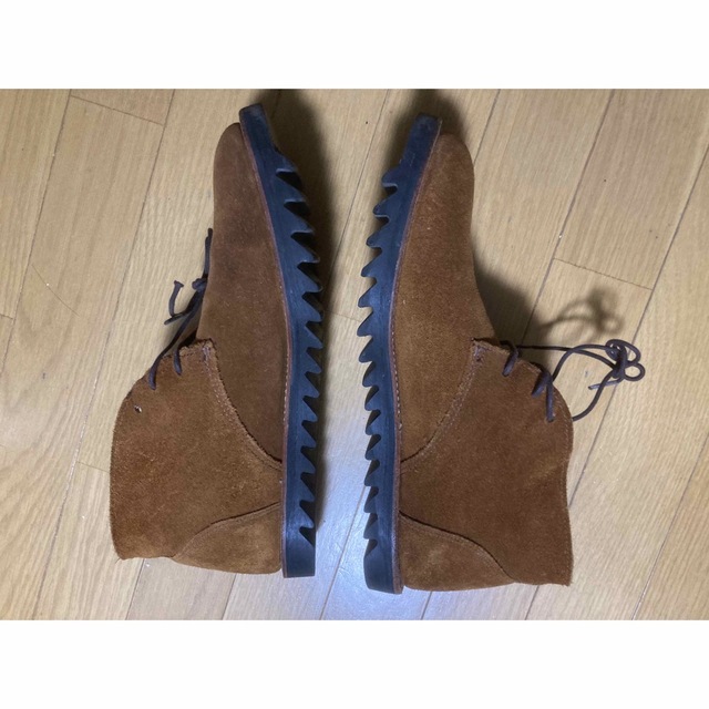 Steven Alan シャークソールスウェードチャッカブーツ 靴 ブラウン