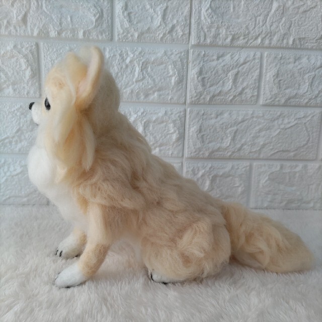 羊毛フェルト 犬 チワワ ハンドメイドの通販 by ひめたのおうち 羊毛フェルト 犬 チワワ ハンドメイドの通販 by ひめたのおうち