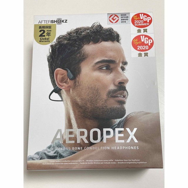 フォーカルポイント AFTERSHOKZ AEROPEX/コズミックブラック スマホ/家電/カメラのオーディオ機器(ヘッドフォン/イヤフォン)の商品写真