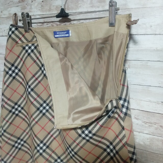 ☆BURBERRY BLUE LABEL☆ ノバチェック ウールスカート M