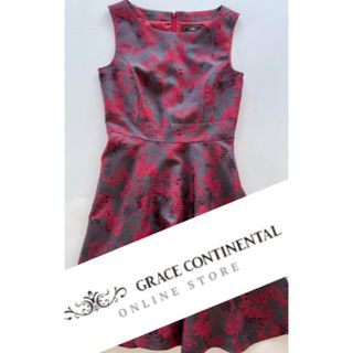 グレースコンチネンタル(GRACE CONTINENTAL)の【超美品】グレースコンチネンタル　ドレス(ひざ丈ワンピース)