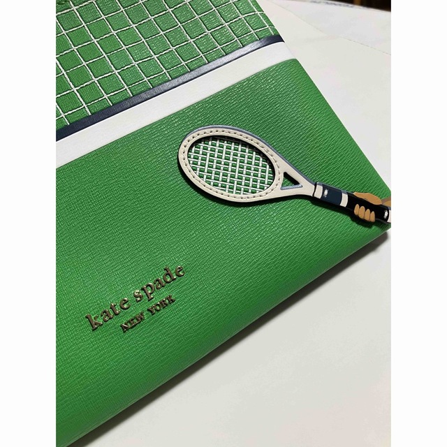 ケイトスペード kate spade ポーチ コートサイド テニス 新品 正規品