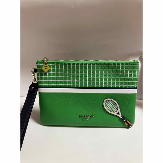 ケイトスペード kate spade ポーチ コートサイド テニス 新品 正規品