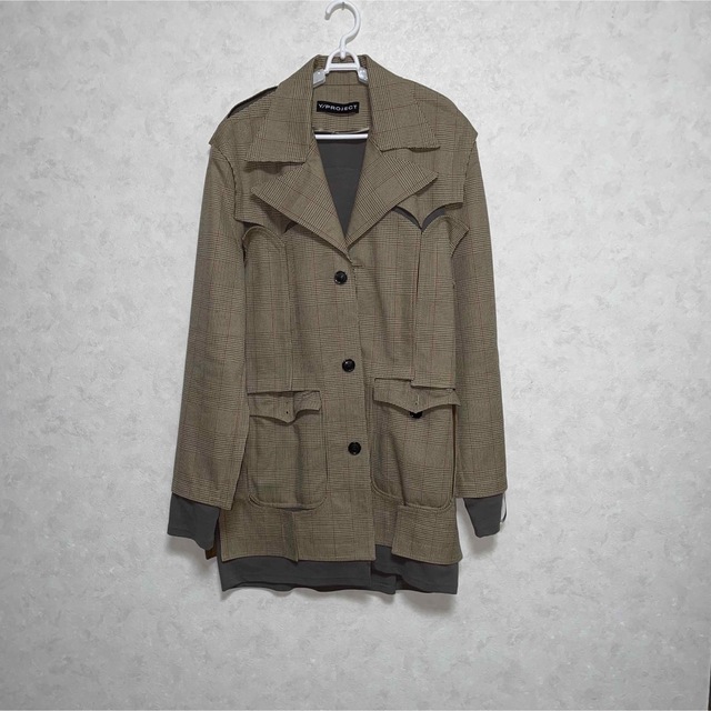 冬バーゲン☆】 Balenciaga - Y/Project 19aw チェックカッティング
