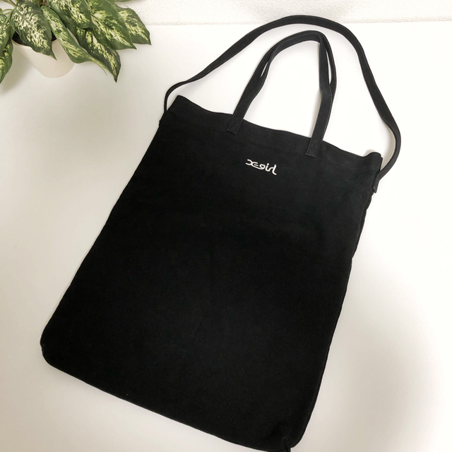 X-girl(エックスガール)のX-GIRL CANVAS 2WAY BIG TOTE レディースのバッグ(トートバッグ)の商品写真